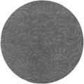 Candice Olson Loomed Gray Sabaya Floral Pllush Wool Rug (8' Round)