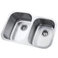 Stainless Steel 31.5-inch Undermount Double Bowl Kitchen Sink
