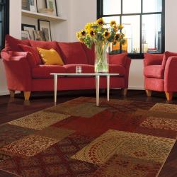Country Quilt Earth Blast Rug (8' x 10')