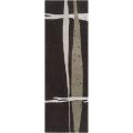 Noah Packard Hand-tufted Black/Grey Contemporary Hyllus New Zealand Wool Abstract Rug (2'6 x 8')
