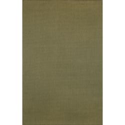 Solid Indoor/ Outdoor Moss Green Rug (4'11 x 7'6)