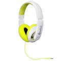 ConnectLand White/ Lime Over-Ear Headset