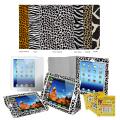 Apple iPad 3 Animal Print Folding Stand Case with Screen Protector