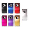 Apple iPhone 4/4S Aluminum Plated Hard Case with Sparkling Rhinestones