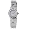 Baume & Mercier Women's 'Linea' Burgundy Satin Strap Quartz Watch