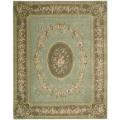 Hand-tufted Chateau Provence Green Rug (5'6 x 8'6)