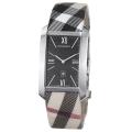 Burberry Men's 'Hertage Gent' Black Dial Nova Check Strap Watch