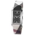 Burberry Women's 'Heritage' Black Dial Nova Check Strap Watch