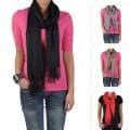 Hailey Jeans Co Women's Fringe Detail Pashmina Scarf