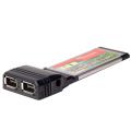 SYBA 34-mm ExpressCard to 2x 1394a Firewire Port