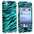 BasAcc Blue/ Black Zebra Case for Apple iPod Touch 4th Generation