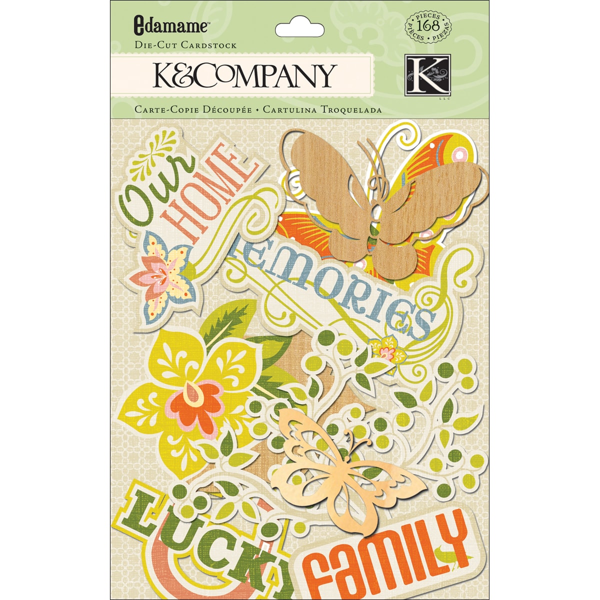 Company Edamame Words and Icons Cardstock Die Cuts