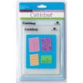 Cuttlebug Cricut Companion Embossing Folders Starter Bundle (Pack of 4)