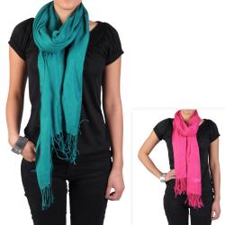 Hailey Jeans Co Women's Fringe Detail Pashmina Scarf