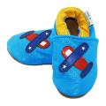 Airplane Soft Sole Leather Baby Shoes