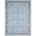 Hand-hooked Blue Country Heritage Rug (8' x 11')