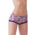 Ilusion Women's Pink Squares Cotton Boyshort Panties