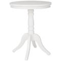 Arles White Round Side Table