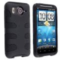 Black/ Black Fishbone Snap-on Case for HTC Inspire 4G