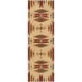 Dick Idol Hand-tufted Beige Minutia Wool Rug (2'6 x 8')