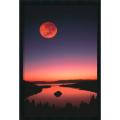 Lake Tahoe At Night' Gel-Textured Art Print