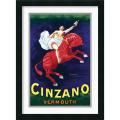 'Cinzano Vermouth' Framed Art Print