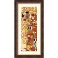 Gustav Klimt 'The Fulfillment (Die Erfullung) Detail' Framed Art Print