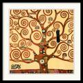 Gustav Klimt 'Tree Of Life (detail 1)' Framed Art Print