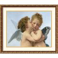William Adolphe Bouguereau 'The First Kiss (detail)' Framed Art Print