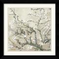 Vincent Van Gogh 'Almond Branches in Tan' Framed Art Print