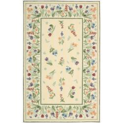 Hand-hooked Ivory Country Heritage Rug (1'9 x 2'9)
