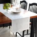 Cathy's Concepts Cream Linen Hemstitch Table Runner