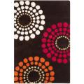Handmade Soho Celeste Brown New Zealand Wool Rug (2' x 3')