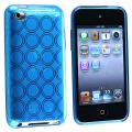 BasAcc Light Blue Circle TPU Case for Apple iPod Touch Generation 4
