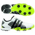Adidas Men's Powerband 4.0 White/ Slime/ Black Golf Shoes