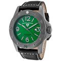 Swiss Legend Men's 'Conqueror' Black Leather Watch
