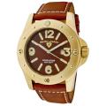 Swiss Legend Men's 'Conqueror' Brown Leather Watch