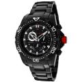 Red Line Men's 'Racer' Black Ion-Plated Stainless Steel Watch