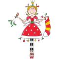 Penny Black 'Christmas Fairy' Rubber Stamp