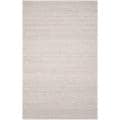 Hand-woven White Canister Wool Rug (8' x 11')