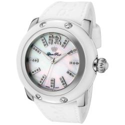 Glam Rock Women's 'Miami' White Rubber Watch