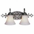 Trans Globe Lighting 2-light Antique Silver Wall Sconce with Frosted Glass