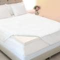Eco-friendly 3-inch Queen/ King/ Cal King-size Memory Foam Mattress Topper with Skirted Cover