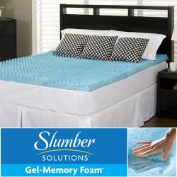 Slumber Solutions Gel Highloft 3-inch Twin/ Full-size Memory Foam Mattress Topper