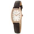 Bulova Women's Strap Silver Dial Leather Watch