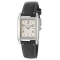 Coach Men's Carlyle Silver Dial Leather Watch