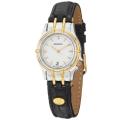 Accutron Strap White Dial Leather Women's Watch