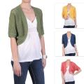 89th & Madison Brand Women's Open Crochet Half-sleeve Sweater