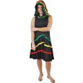 Women's Rasta Hoodie Dress (Nepal)
