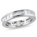 14k White Gold 2ct TDW Princess-cut Diamond Eternity Ring (G-H, SI1-SI2)